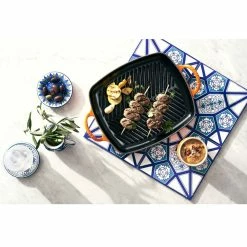 Le Creuset Cast Iron Rectangular Grill 9 Le Creuset Cast Iron Rectangular Grill -Cookware Shop Online Le20Creuset grill volcanic.1