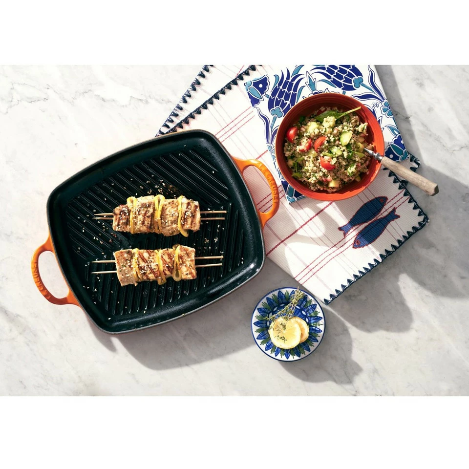Le Creuset Cast Iron Rectangular Grill 1 Le Creuset Cast Iron Rectangular Grill
