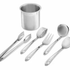 All-Clad Cook Serve Stainless Steel Tools, Set of 6 18 All-Clad Cook Serve Stainless Steel Tools, Set of 6 -Cookware Shop Online all clad cook serve tool set 202139 0014 all clad cook serve stainless steel tools set of 6 z