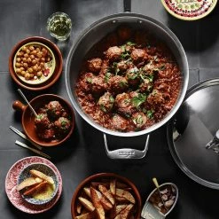 All-Clad d5 Stainless-Steel Essential Pan 32 All-Clad d5 Stainless-Steel Essential Pan -Cookware Shop Online all clad d5 stainless steel essential pan 202240 0056 classic cazuela z