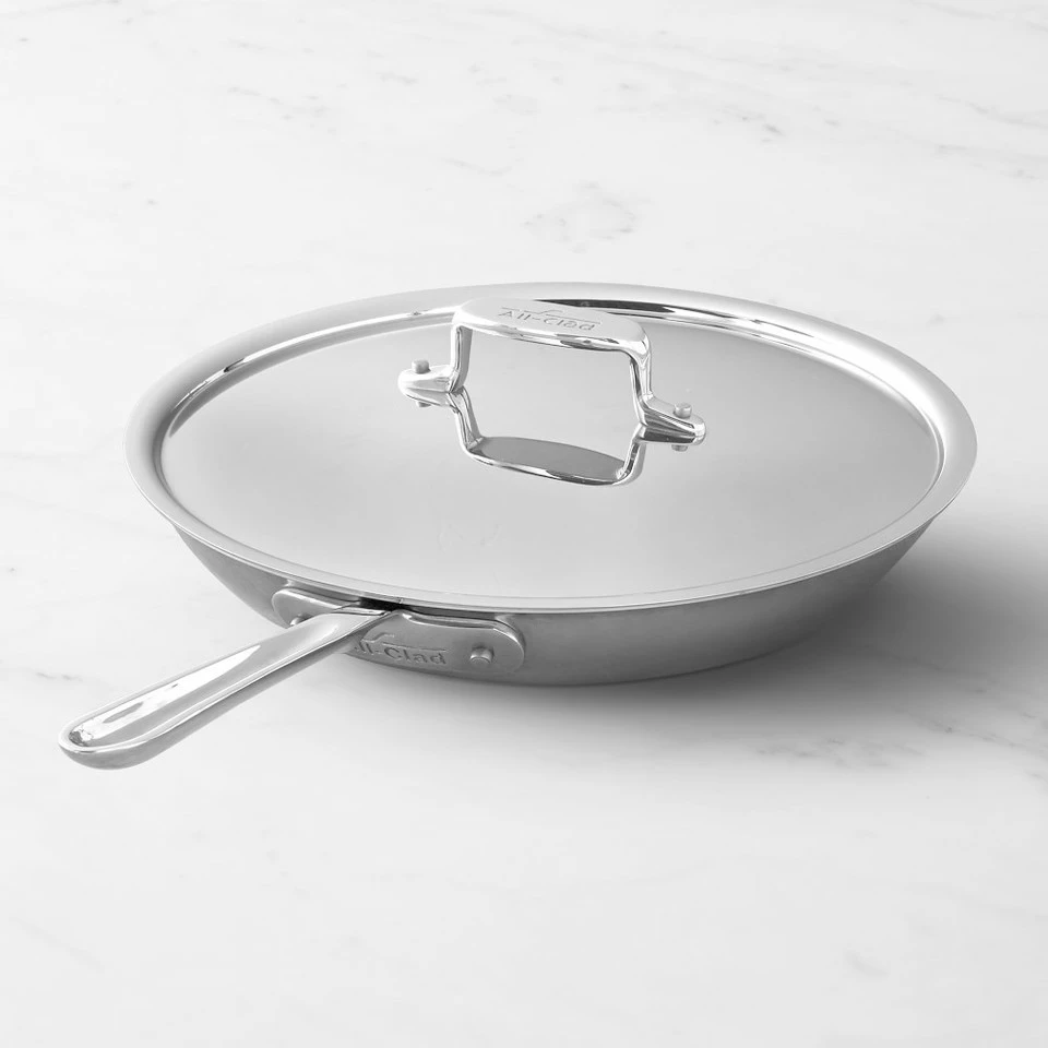 All-Clad d5 Stainless-Steel Nonstick Covered Fry Pan, 30 cm 1 All-Clad d5 Stainless-Steel Nonstick Covered Fry Pan, 30 cm