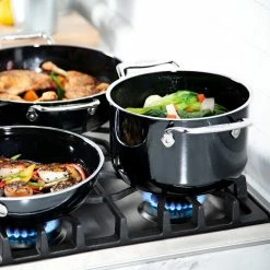 All-Clad Fusiontec Stockpot, 6.6 L -Cookware Shop Online all clad fusiontec stockpot 7 qt 202227 0015 all clad fusiontec stockpot 7 qt z