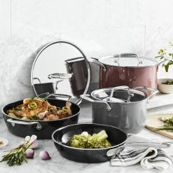 All-Clad Fusiontec Stockpot, 6.6 L -Cookware Shop Online all clad fusiontec stockpot 7 qt 202228 0009 all clad fusiontec universal pan 4 1 2 qt z