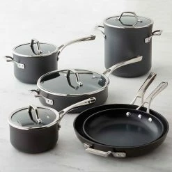 Calphalon Elite Nonstick 10-Piece Cookware Set -Cookware Shop Online calphalon elite nonstick 10 piece set 202240 0107 calphalon elite nonstick 10 piece cookware set z