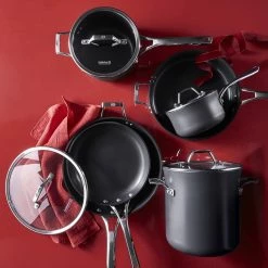 Calphalon Elite Nonstick 10-Piece Cookware Set -Cookware Shop Online calphalon elite nonstick 10 piece set 202240 0132 calphalon elite nonstick 10 piece cookware set z