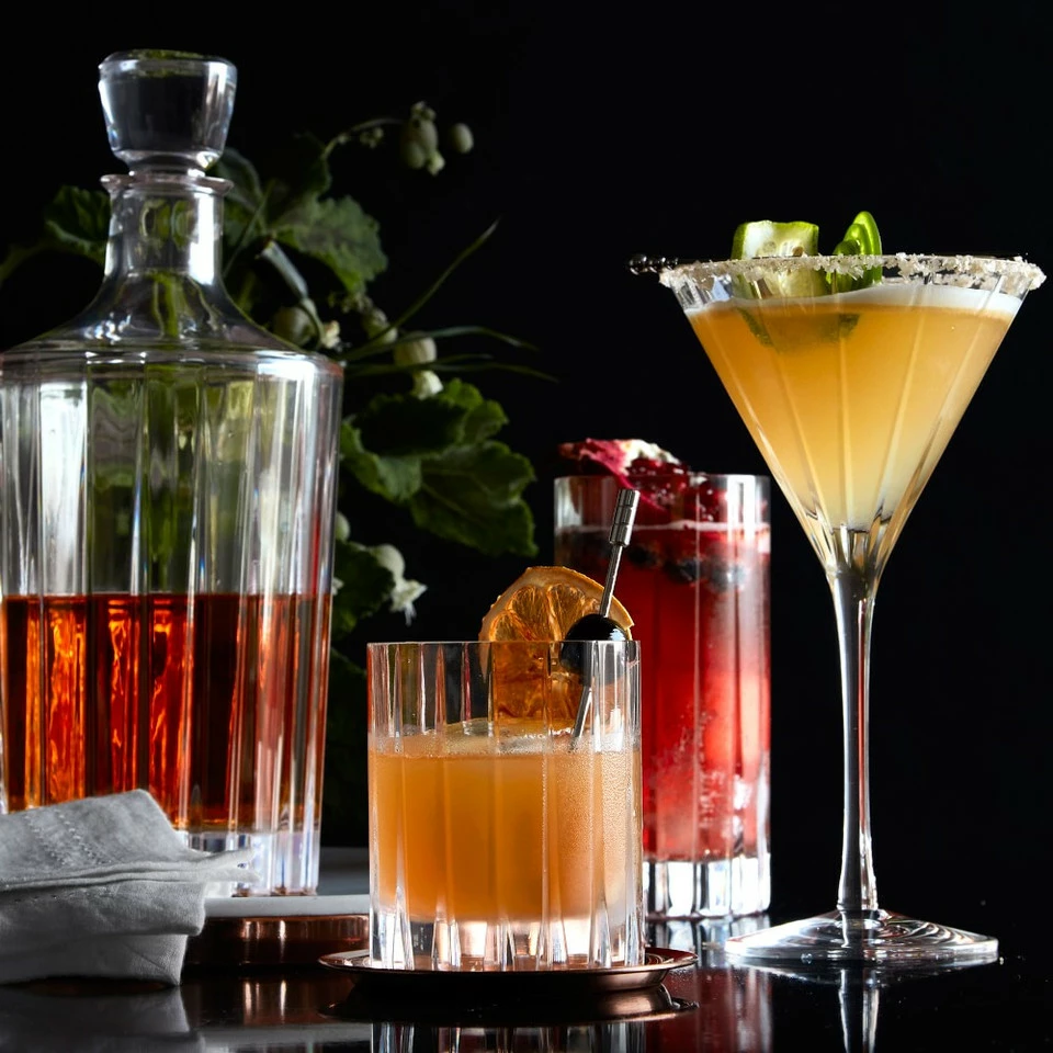 Dorset Crystal Double Old-Fashioned Glass, Each 6 Dorset Crystal Double Old-Fashioned Glass, Each - Image 6