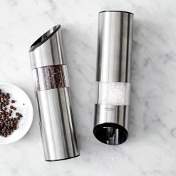 Trudeau Graviti Electric Mills -Cookware Shop Online graviti electric salt and pepper mills 202235 0033 trudeau graviti electric salt pepper mills z