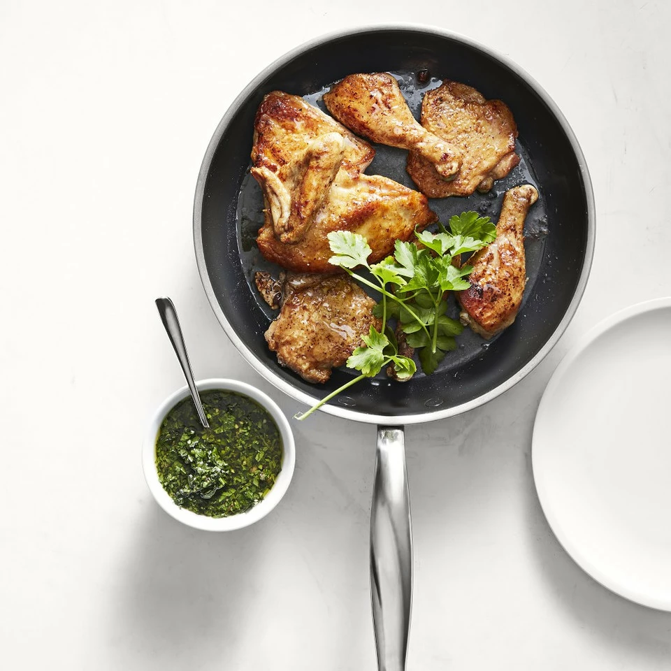 GreenPan™ Premiere Stainless Steel Ceramic Non-Stick 11-Piece Cookware Set 9 GreenPan™ Premiere Stainless Steel Ceramic Non-Stick 11-Piece Cookware Set - Image 9