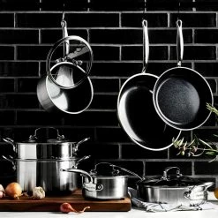 GreenPan™ Premiere Ceramic Non-Stick Fry Pan, Set of 3 11 GreenPan™ Premiere Ceramic Non-Stick Fry Pan, Set of 3 -Cookware Shop Online greenpan premiere fry pan set 3 202228 0009 greenpan premiere stainless steel ceramic nonstick fry pan z