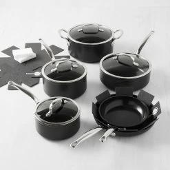 GreenPan™ Premiere Hard Anodised Ceramic Non-Stick 10-Piece Cookware Set