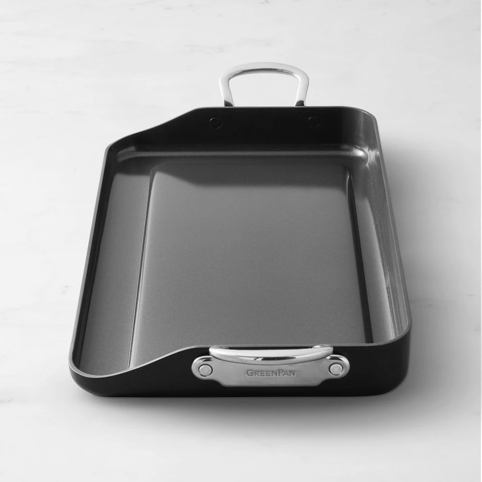 GreenPan™ Premiere Ceramic Non-Stick Outdoor/Indoor Plancha Griddle 3 GreenPan™ Premiere Ceramic Non-Stick Outdoor/Indoor Plancha Griddle - Image 3