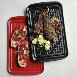 Grill Prep Trays, Set of 2 12 Grill Prep Trays, Set of 2 -Cookware Shop Online grill prep trays 202240 0062 grill prep trays set of 2 z