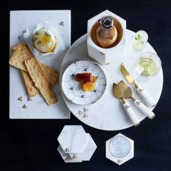 Honeycomb Appetiser Plates -Cookware Shop Online honeycomb appetizer plate 202237 0015 marble honeycomb cheese board z