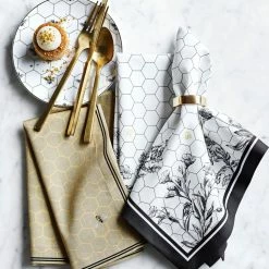 Honeycomb Napkins, Set of 4 11 Honeycomb Napkins, Set of 4 -Cookware Shop Online honeycomb napkin 202237 0015 bee napkins set of 4 z