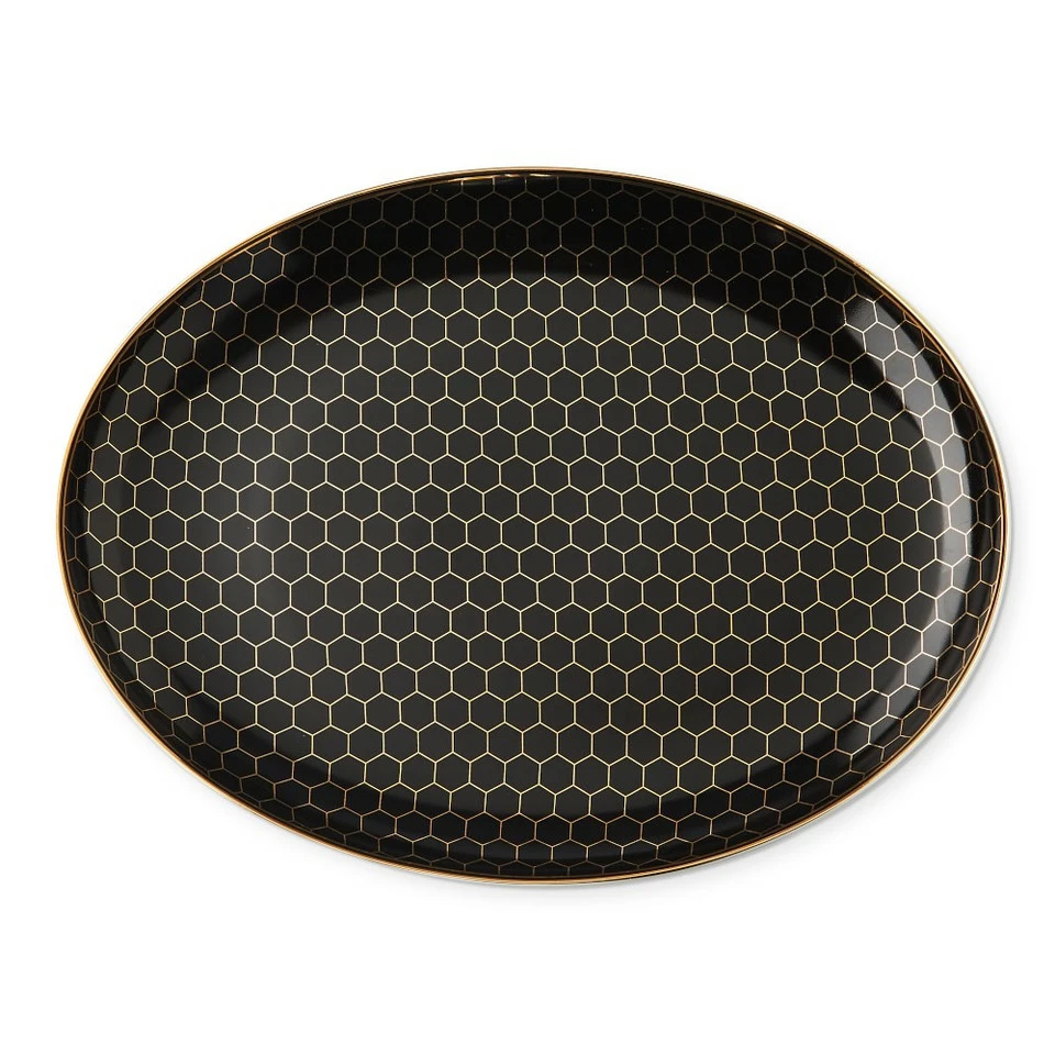 Honeycomb Oval Platter 2 Honeycomb Oval Platter - Image 2
