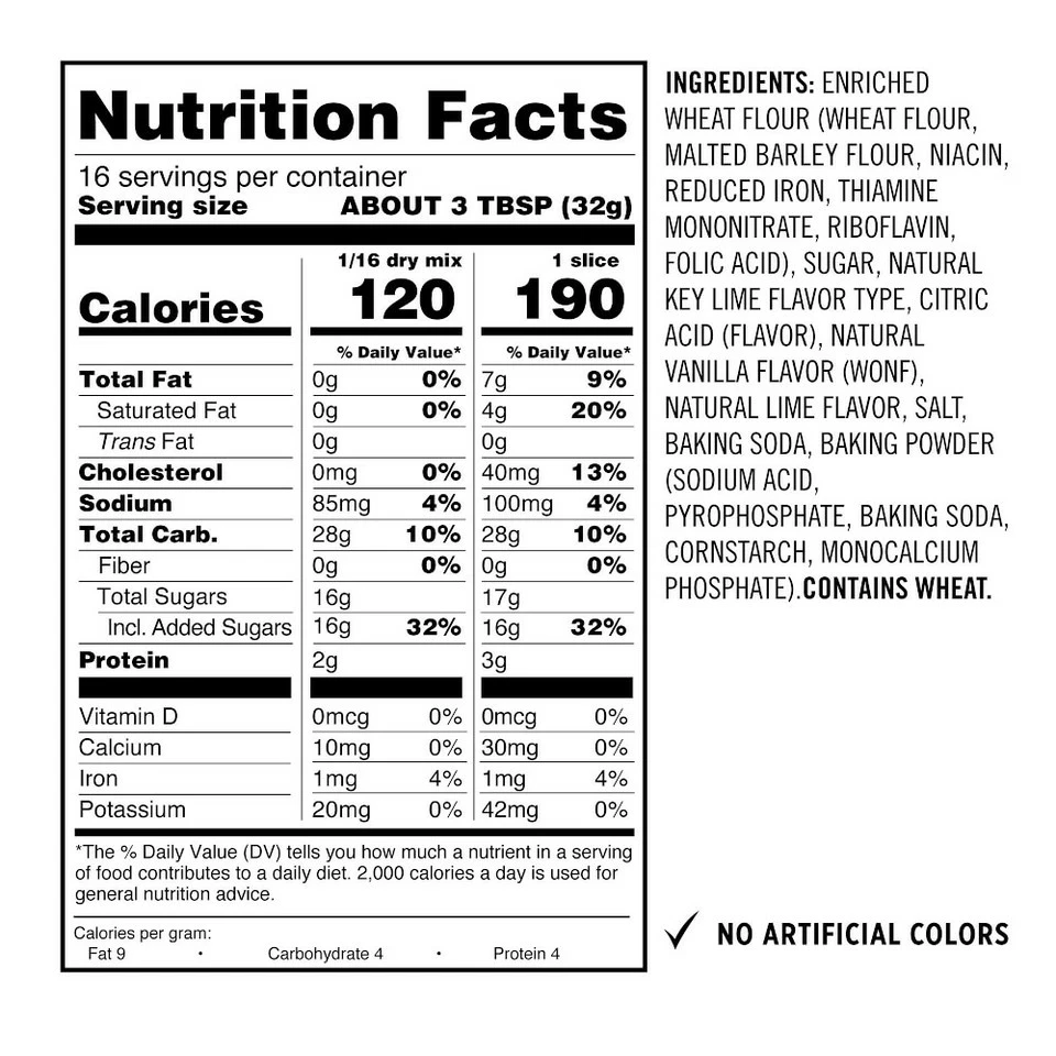 Key Lime Quick Bread Mix 2 Key Lime Quick Bread Mix - Image 2