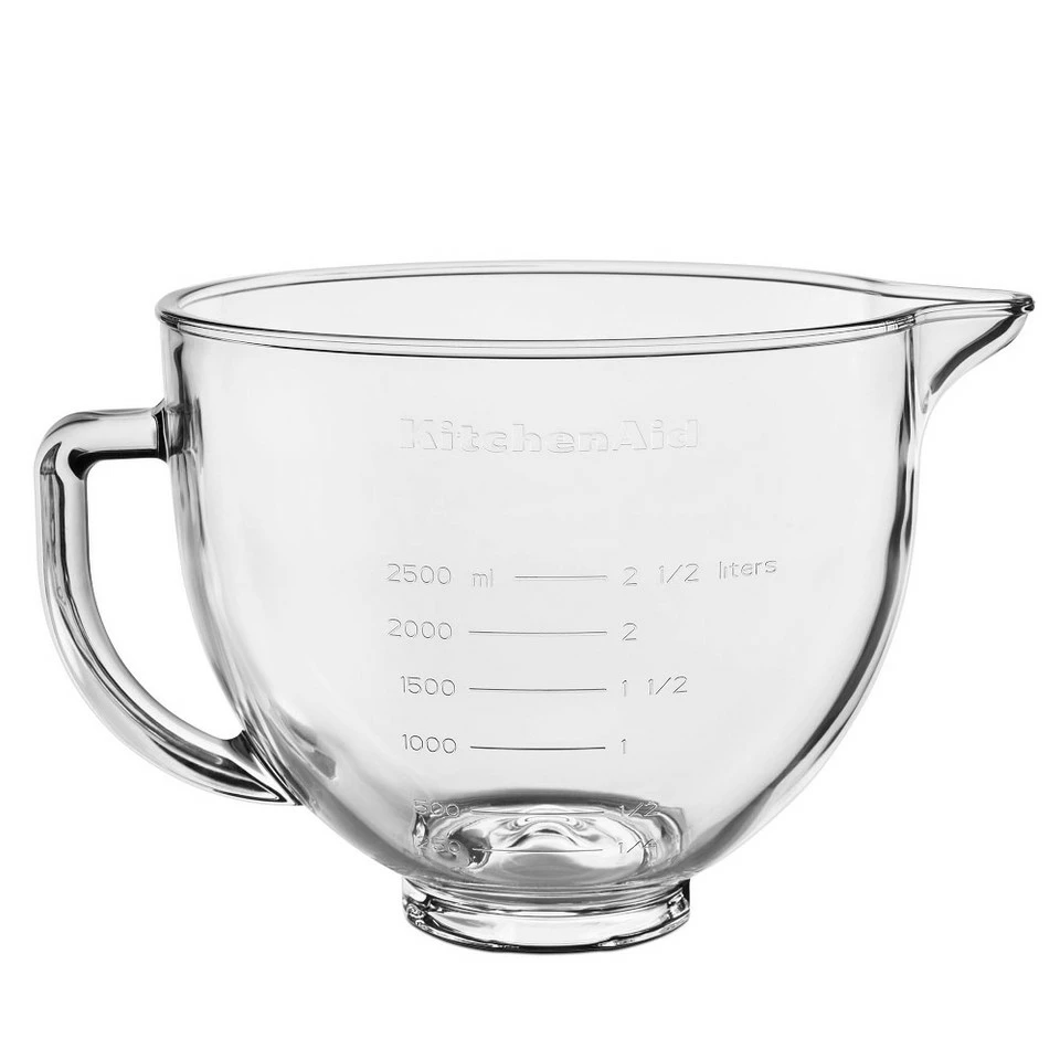 KitchenAid Stand Mixer Glass Bowl Attachment 2 KitchenAid Stand Mixer Glass Bowl Attachment - Image 2