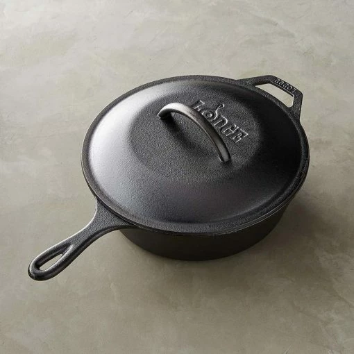 Lodge Cast-Iron Covered Deep Skillet 5 Lodge Cast-Iron Covered Deep Skillet -Cookware Shop Online lodge cast iron covered deep skillet 202240 0249 img97z