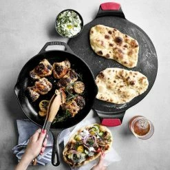 Lodge Round Cast-Iron Fry Pan 33 Lodge Round Cast-Iron Fry Pan -Cookware Shop Online lodge round fry pan 202222 0316 lodge seasoned cast iron skillet z