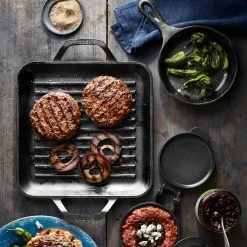 Lodge Round Cast-Iron Fry Pan 24 Lodge Round Cast-Iron Fry Pan -Cookware Shop Online lodge round fry pan 202240 0034 stuffed hamburger press with lifter z