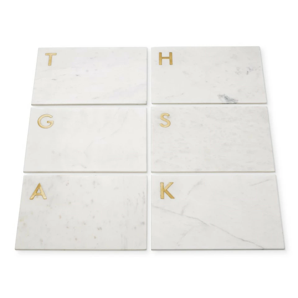 Marble & Brass Monogram Board 8 Marble & Brass Monogram Board - Image 8