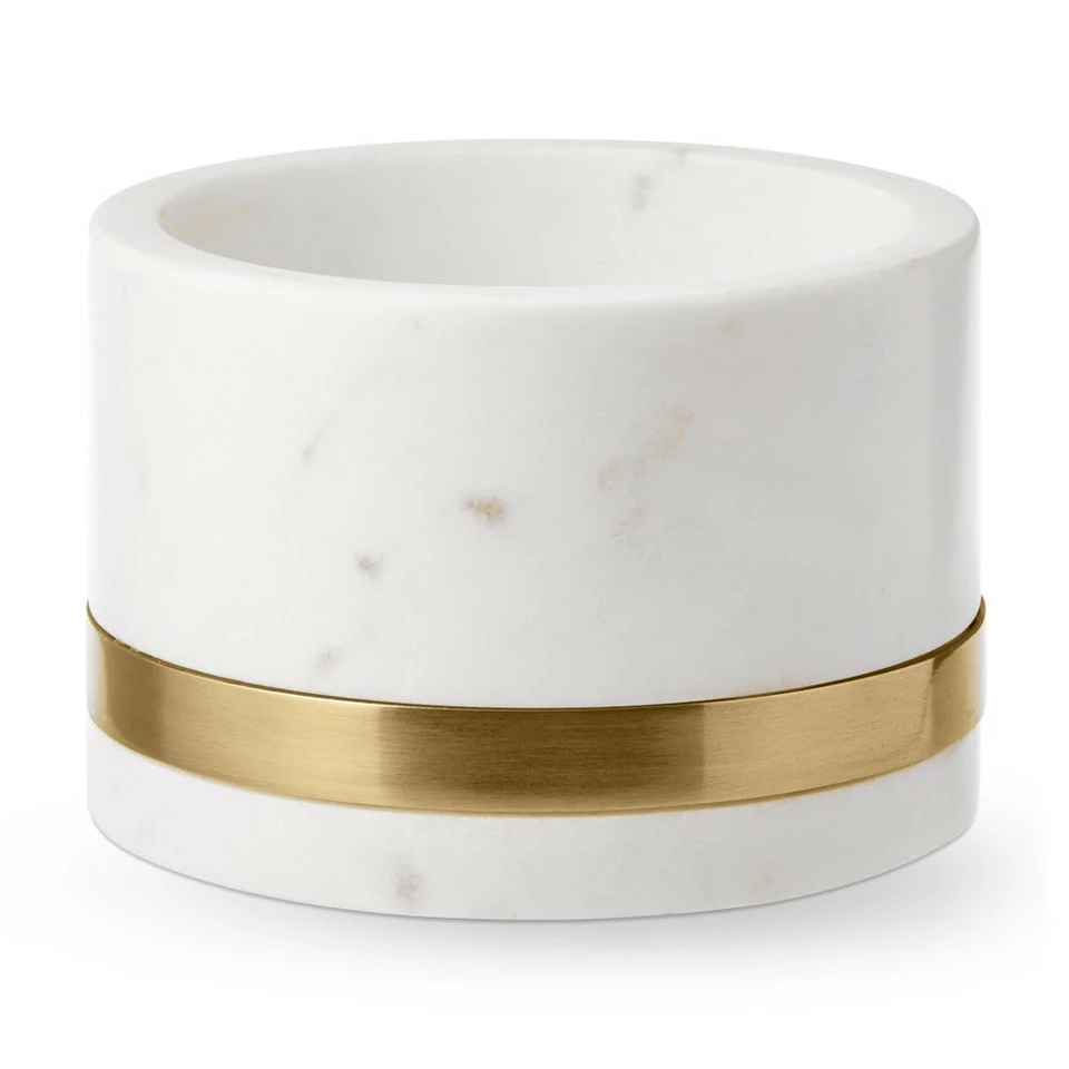 Marble & Brass Wine Coaster 1 Marble & Brass Wine Coaster