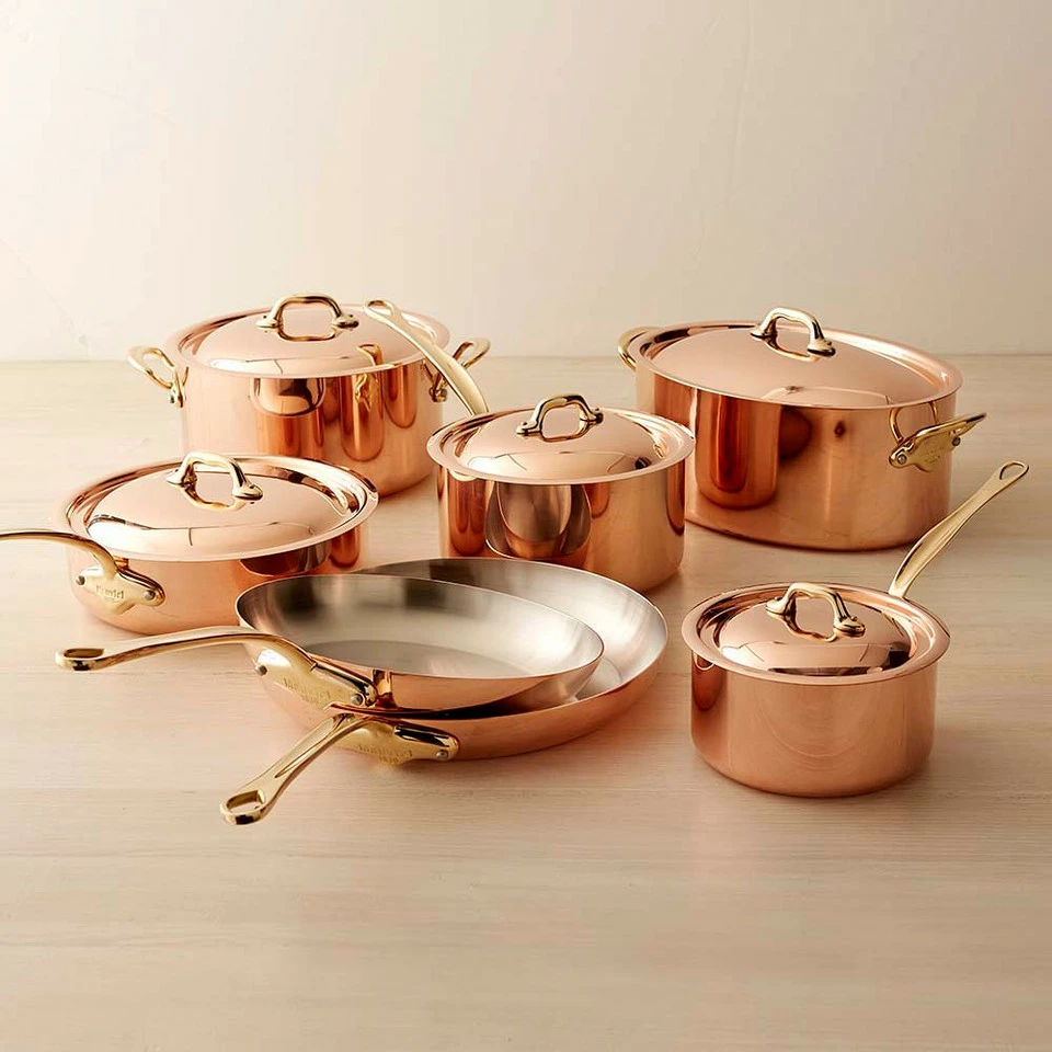 Mauviel Copper 12-Piece Cookware Set 1 Mauviel Copper 12-Piece Cookware Set