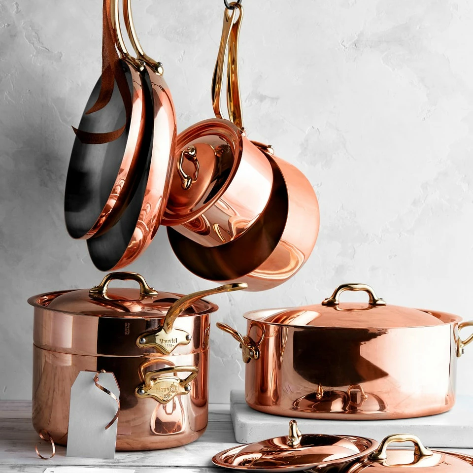 Mauviel Copper 12-Piece Cookware Set 4 Mauviel Copper 12-Piece Cookware Set - Image 4