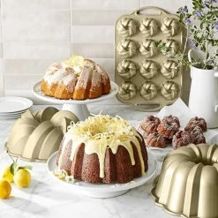 Nordic Ware Party Bundt® Cake Pan 14 Nordic Ware Party Bundt® Cake Pan -Cookware Shop Online nordic ware party bundt cake pan 202231 0091 nordic ware nonstick cast aluminum 75th anniversary bundt z