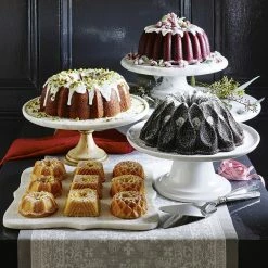 Nordic Ware Party Bundt® Cake Pan 18 Nordic Ware Party Bundt® Cake Pan -Cookware Shop Online nordic ware party bundt cake pan 202240 0050 nordic ware nonstick cast aluminum 70th anniversary cakele z