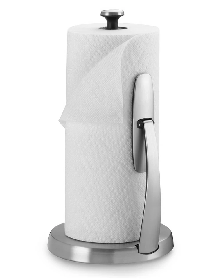 OXO Paper Towel Holder, Brushed Stainless-Steel 1 OXO Paper Towel Holder, Brushed Stainless-Steel