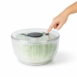 OXO Small Salad Spinner, Clear 11 OXO Small Salad Spinner, Clear -Cookware Shop Online oxo salad spinner 202225 0006 oxo salad spinner 2 z