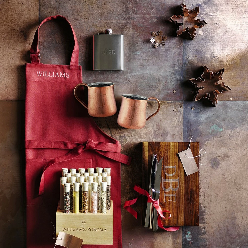 Williams Sonoma Classic Solid Adult & Kid Aprons 8 Williams Sonoma Classic Solid Adult & Kid Aprons - Image 8