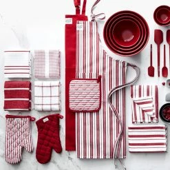 Williams Sonoma Classic Solid Adult & Kid Aprons 16 Williams Sonoma Classic Solid Adult & Kid Aprons -Cookware Shop Online personalized adult apron 202145 0009 williams sonoma classic stripe dishcloths z