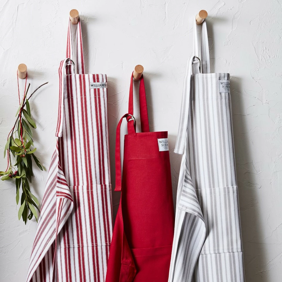 Williams Sonoma Classic Stripe Aprons 4 Williams Sonoma Classic Stripe Aprons - Image 4