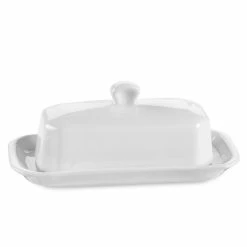 Pillivuyt Covered Butter Dish -Cookware Shop Online pillivuyt covered butter dish 202240 0104 pillivuyt porcelain covered butter dish z