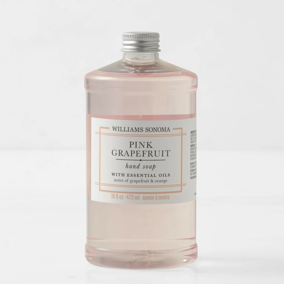 Williams Sonoma Essential Oils Hand Soap, Pink Grapefruit 1 Williams Sonoma Essential Oils Hand Soap, Pink Grapefruit