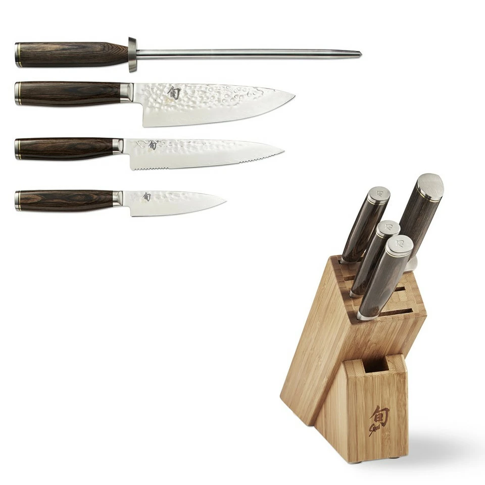 Shun Premier 5-Piece Knife Block Set 3 Shun Premier 5-Piece Knife Block Set - Image 3