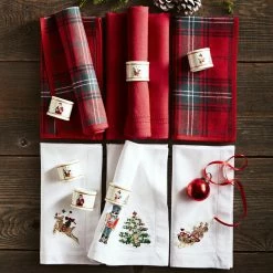 'Twas the Night Before Christmas Napkin Rings, Set of 6 -Cookware Shop Online twas the night before christmas napkin rings 202222 0006 classic tartan napkins set of 4 1 z