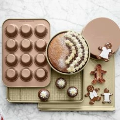 Williams Sonoma Goldtouch® Non-Stick Round Cake Pans 10 Williams Sonoma Goldtouch® Non-Stick Round Cake Pans -Cookware Shop Online usa pan goldtouch nonstick round cake pan 202220 0012 williams sonoma copper gingerbread man cookie cutters on r z