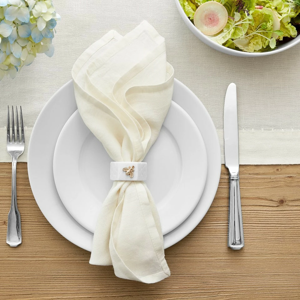 Italian Washed Linen Napkins, Set of 4 4 Italian Washed Linen Napkins, Set of 4 - Image 4