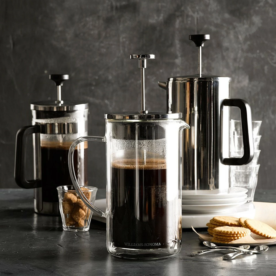 Williams Sonoma Double-Wall Glass French Press 3 Williams Sonoma Double-Wall Glass French Press - Image 3