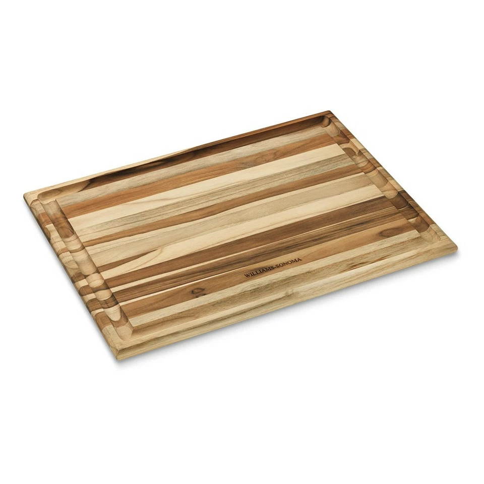 Williams Sonoma Carving Board, Teak 1 Williams Sonoma Carving Board, Teak