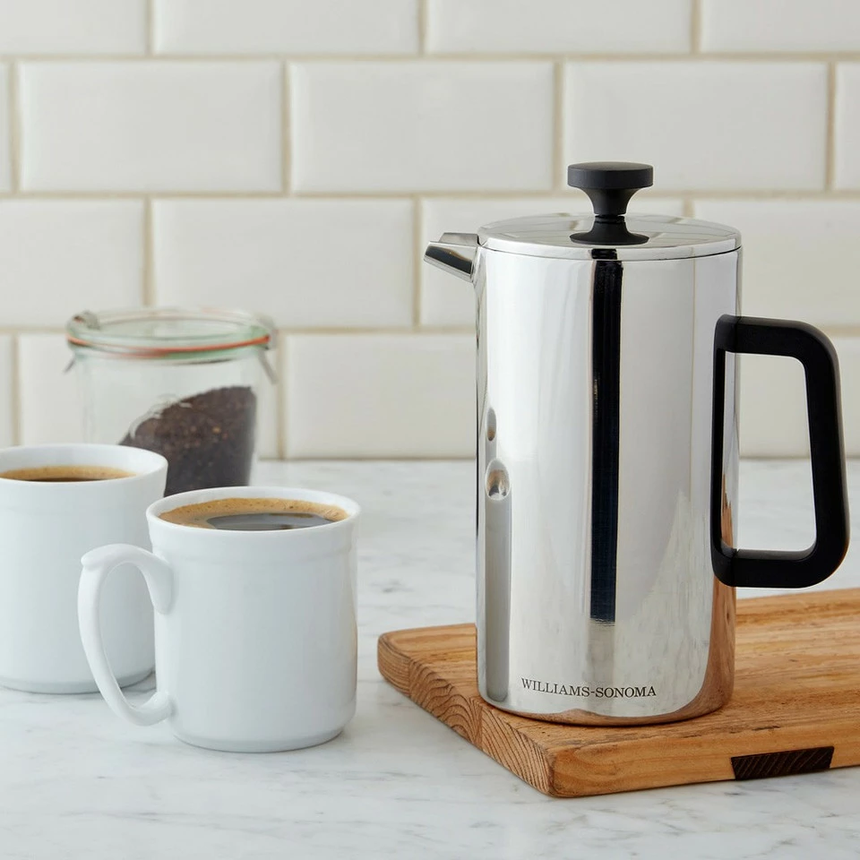 Williams Sonoma Stainless-Steel French Press 1 Williams Sonoma Stainless-Steel French Press