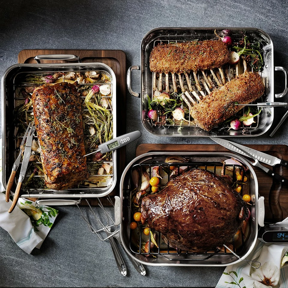 Williams Sonoma Stainless Steel Ultimate Roasting Pan 4 Williams Sonoma Stainless Steel Ultimate Roasting Pan - Image 4