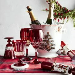 Wilshire Jewel-Cut Red Mixed Goblets, Set of 4 11 Wilshire Jewel-Cut Red Mixed Goblets, Set of 4 -Cookware Shop Online wilshire jewel cut red goblets mixed red 202224 0011 classic tartan table runner z