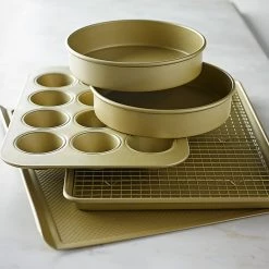 Williams Sonoma Goldtouch® Pro 6-Piece Essential Set -Cookware Shop Online ws goldtouchpro bakeware set 6pc 202038 0164 williams sonoma goldtouch nonstick 6 piece essentials bake z