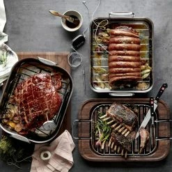 Wüsthof Classic Carving Set -Cookware Shop Online wusthof classic carving set 202240 0088 all clad stainless steel flared roasting pans z