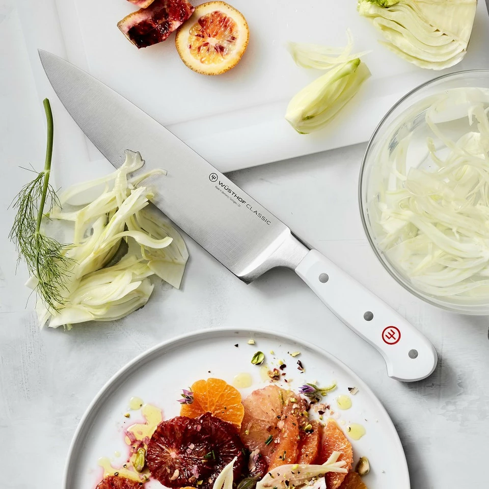 Wüsthof Classic Chef's Knife, White 4 Wüsthof Classic Chef's Knife, White - Image 4