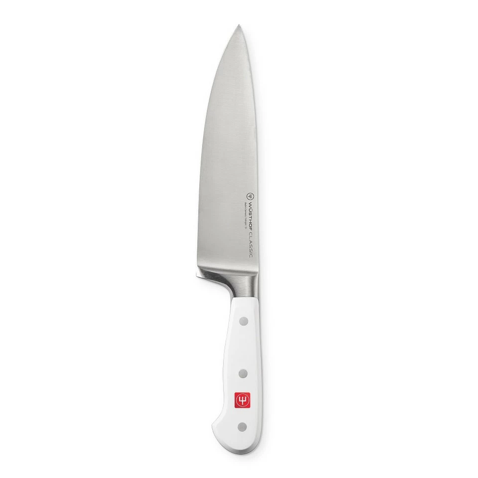 Wüsthof Classic Chef's Knife, White 3 Wüsthof Classic Chef's Knife, White - Image 3